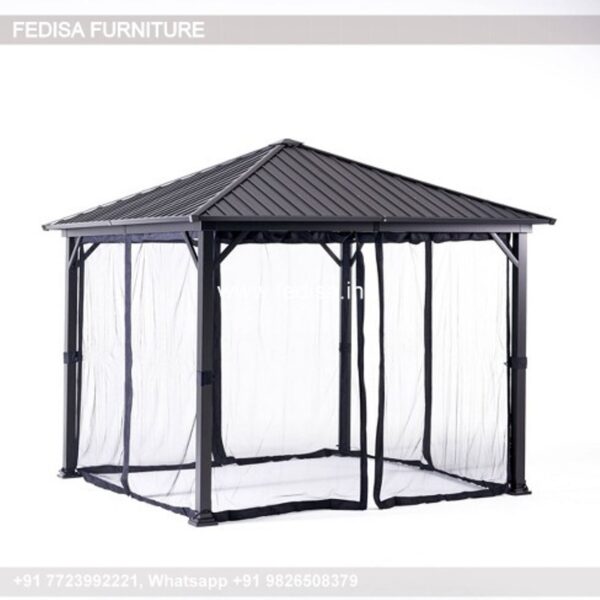 Gazebo Small Gazebo 9x11 Gazebo Blooma Beloye White Rectangular Gazebo