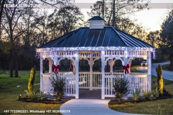 Gazebo Wooden Gazebo Backyard Patio With Pergola 2x2m Pergola