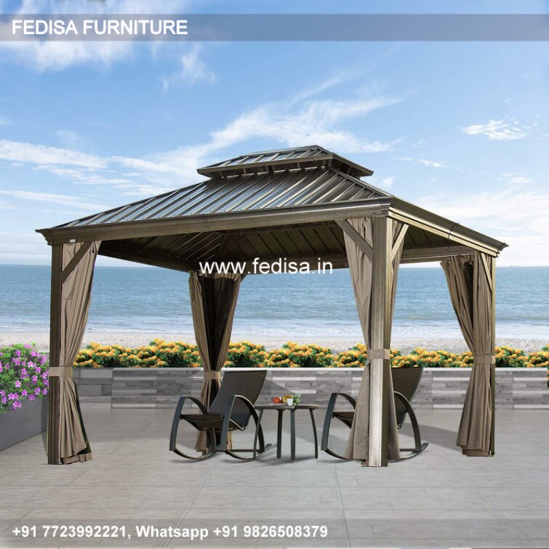 Gazebo Metal Gazebo Gazebo Trellis Arch Wooden Gazebo With Canvas Roof