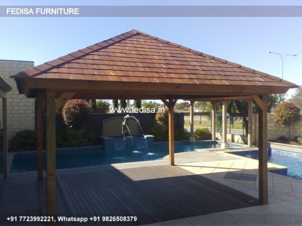 Gazebo Small Gazebo Steel Gazebo 2.5 X 2.15 Gray Rattan Gazebo