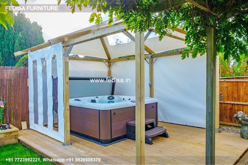 Gazebo Pergola Gazebo 3x2 Waterproof Gazebo Oak Hot Tub Gazebo