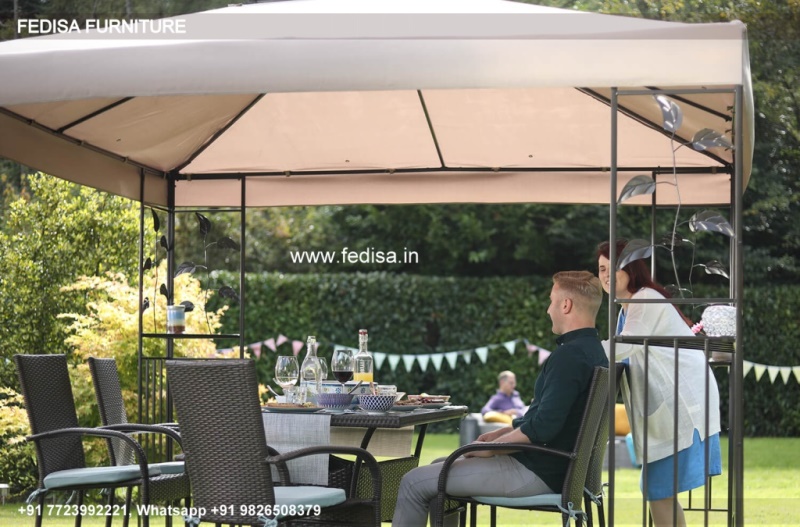 Gazebo Outdoor Gazebo Garden Gazebo With Retractable Roof Maranza Vented Wall Gazebo