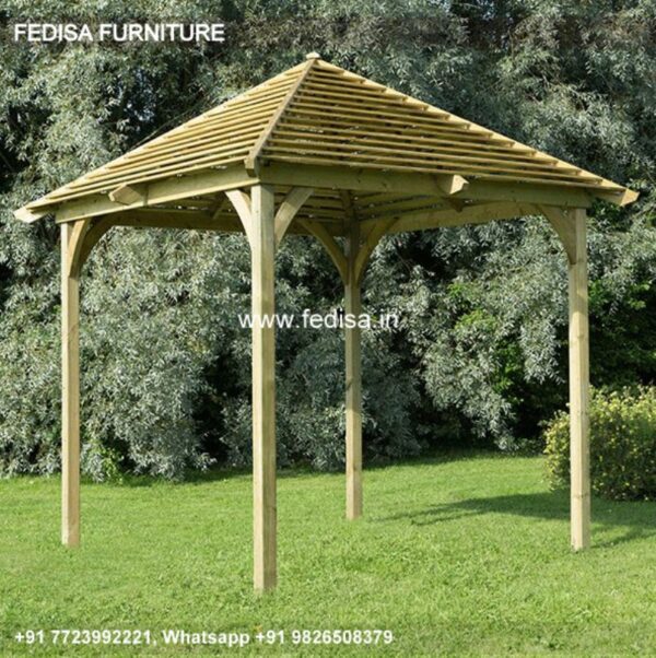 Gazebo Wooden Gazebo Gray 2.5 Gazebo Japanese Style Pergolas