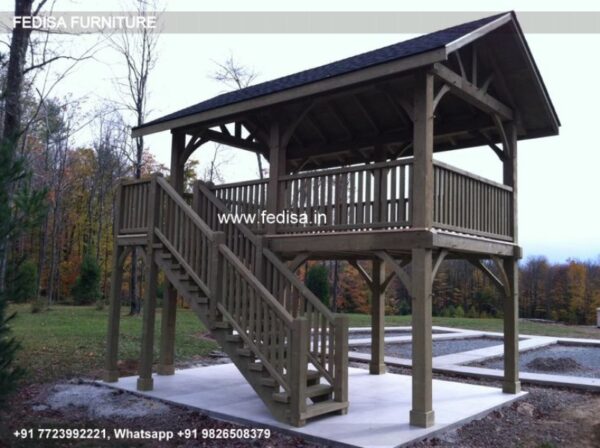 Gazebo Outdoor Gazebo Wooden Gazebo With Benches 5m Wooden Gazebo