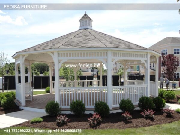 Gazebo Outdoor Gazebo Oak Gazebo Pent Roof Permanent Hot Tub Gazebo