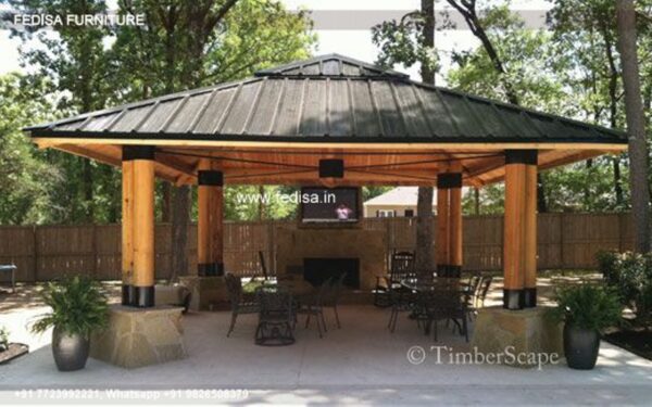 Gazebo Wooden Gazebo Outsunny 3x3m Wall Mounted Garden Porch Sheds And Gazebos For Sale