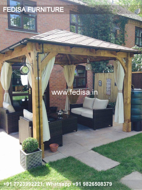 Gazebo Wooden Gazebo Panalsol Deluxe Aluminum Milano Garden Gazebo