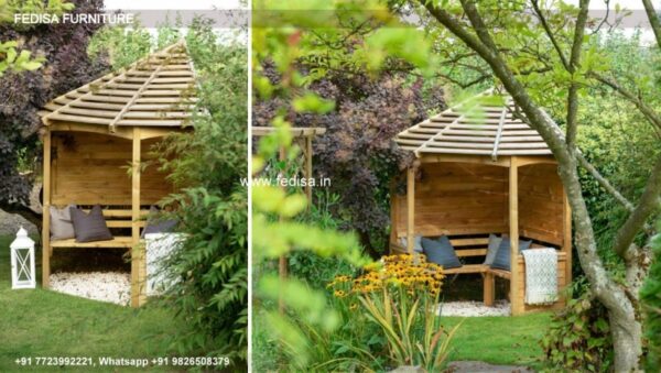 Gazebo Wooden Gazebo Alice's Garden Gazebo Roofed Garden Gazebo