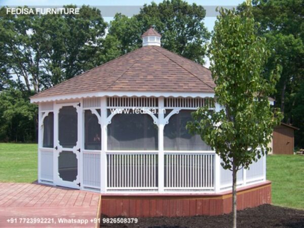 Gazebo Small Gazebo Metal Birdcage Pergola Apex Garden Gazebo 8x8