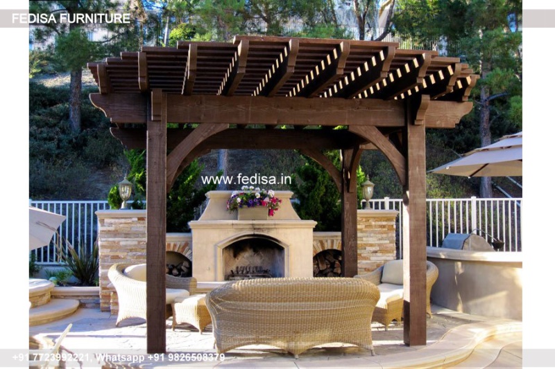 Gazebo Pergola Gazebo Hardtop Gazebo 3x19 Wooden Trellis Gazebo