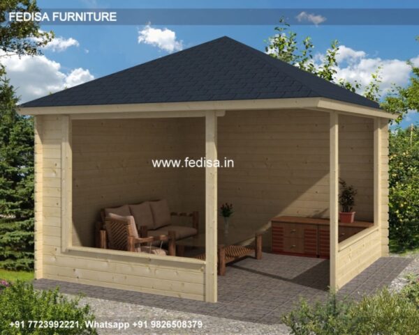 Gazebo Wooden Gazebo Checo Gazebo Triangular Wooden Gazebo