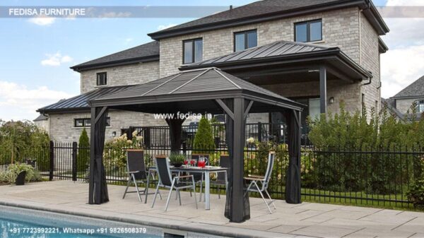 Gazebo Garden Gazebo 2.5 M Metal Gazebo Hot Tub With Wooden Gazebo
