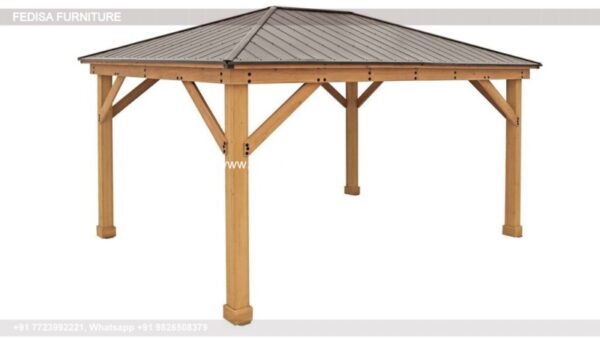 Gazebo Wooden Gazebo 22 X 4m Gazebo Wooden Gazebo And Decking