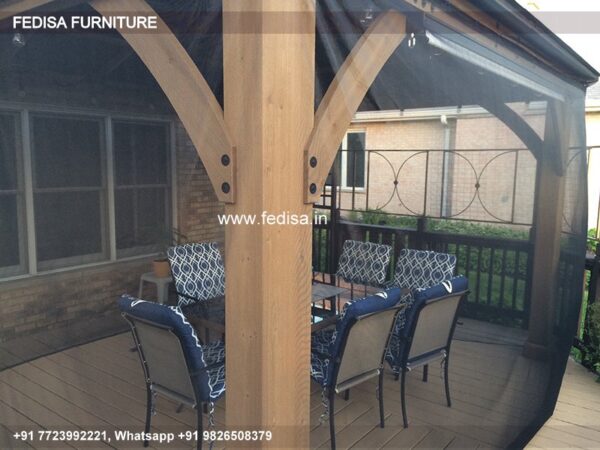 Gazebo Wooden Gazebo 3m X 3m Metal Pergola Luxury Gazebo