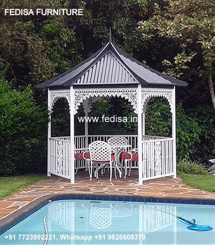 Gazebo Outdoor Gazebo Garden Lean To Gazebo Thatched Garden Gazebo