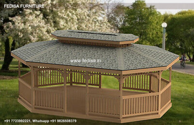 Gazebo Small Gazebo Tiki Gazebo Wooden Slatted Gazebo