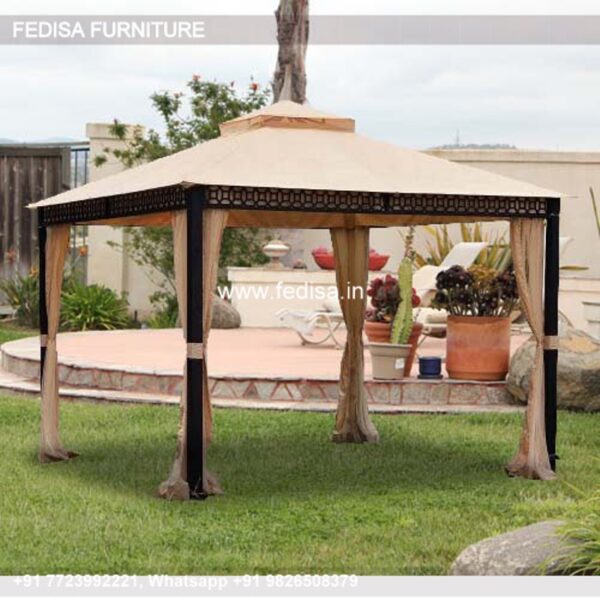 Gazebo Small Gazebo 4x4m Gazebo Rustic Wooden Gazebo