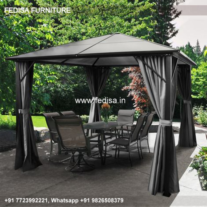 Gazebo Outdoor Gazebo Wooden Gazebo Roof 4m X 3m Steel Permanent Gazebo