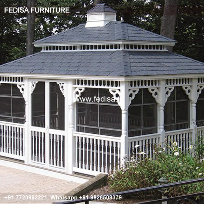 Gazebo Wooden Gazebo Sunshade Gazebo 6 X 4m Gazebo
