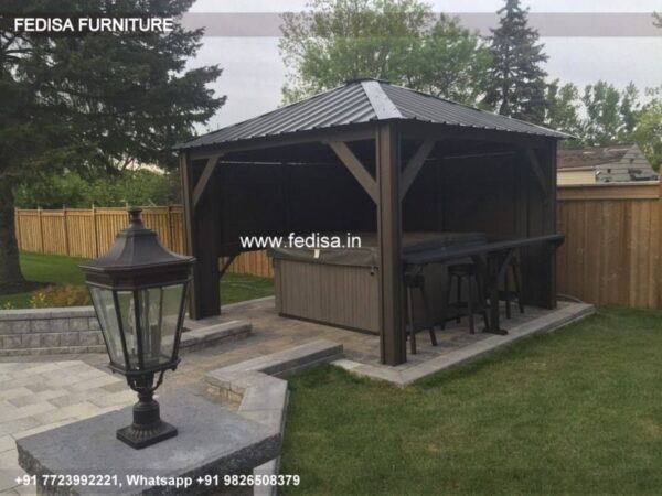 Gazebo Wooden Gazebo White Garden Gazebo 2.5 M By 3m Gazebo