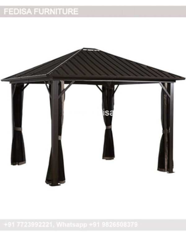 Gazebo Small Gazebo Gazebo Trellis Arch Blooma Beloye Gray Rectangular Gazebo