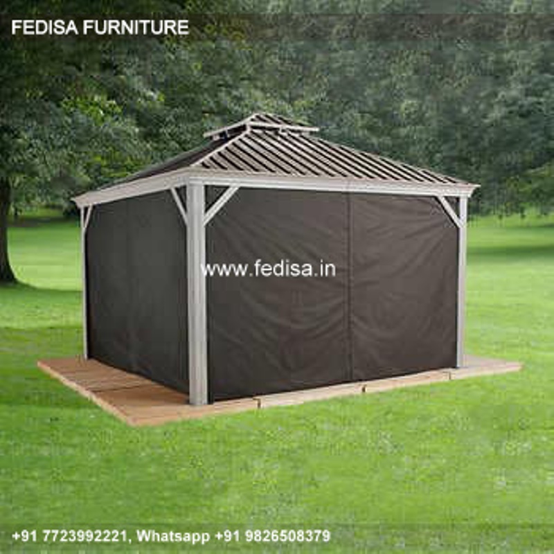 Gazebo Metal Gazebo 8x8 Hot Tub Gazebo 2m X 2m Gazebo With Retractable Roof