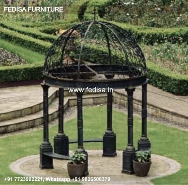 Gazebo Small Gazebo Decorative Gazebo Metal Waterproof Gazebo 3m X 4m