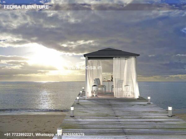 Gazebo Pergola Gazebo Gray Aluminum Gazebo Garden Sun Shade Gazebo