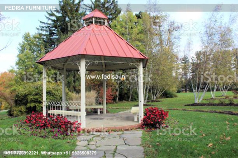 Gazebo Metal Gazebo 4m X 3m Steel Permanent Gazebo Rectangular Patio Gazebo