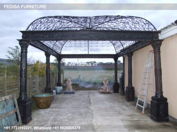 Gazebo Wooden Gazebo 23 X 6 Wooden Gazebo Gazebo On Grass