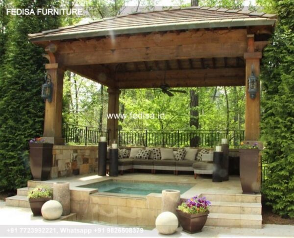 Gazebo Wooden Gazebo Wooden Gazebo Patio Roma Pergola 3 X 3m