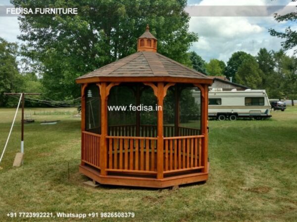 Gazebo Small Gazebo Gazebo With Shed Roof 3m Wooden Gazebo