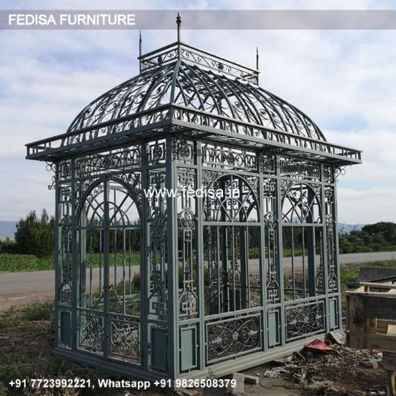 Gazebo Outdoor Gazebo 3x3m Aluminum Gazebo 3 Sided Wooden Gazebo