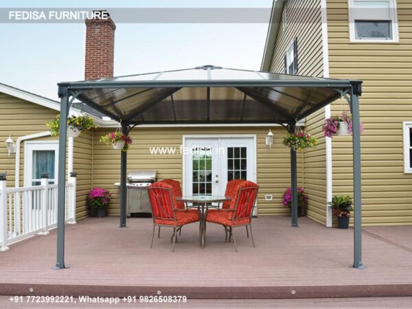 Gazebo Garden Gazebo Metal Framed Gazebo 4m X 3m Wooden Pergola