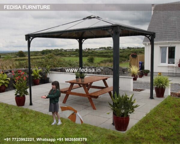 Gazebo Small Gazebo 2x3 Gazebo Wooden Gazebo With Flat Roof