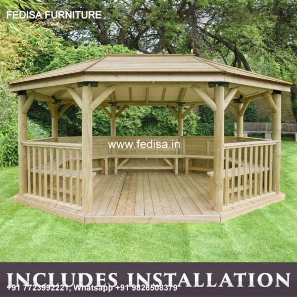 Gazebo Small Gazebo Outdoor Garden Gazebo 5m X 5m Wooden Gazebo