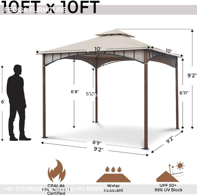 Gazebo Small Gazebo Wooden Gazebo And Decking Habitat Gazebo