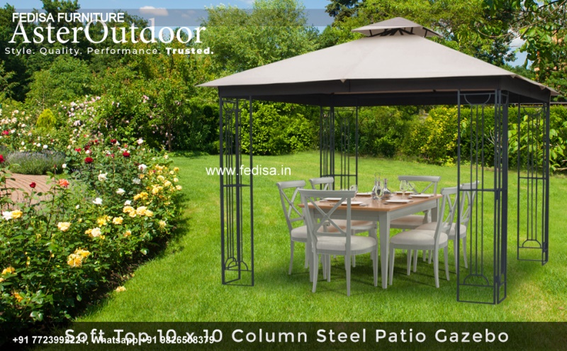 Gazebo Wooden Gazebo Iron Gazebo Creador Aluminum Sliding Roof Gazebo