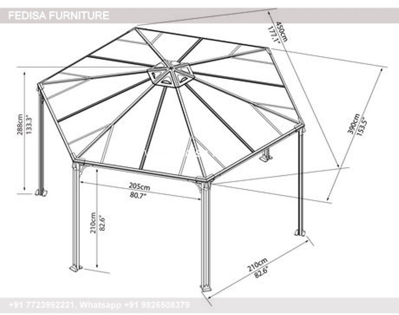 Gazebo Garden Gazebo Round Gazebo Metal Palram Roma Gazebo