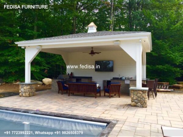 Gazebo Wooden Gazebo Metal Birdcage Pergola Green Garden Gazebo
