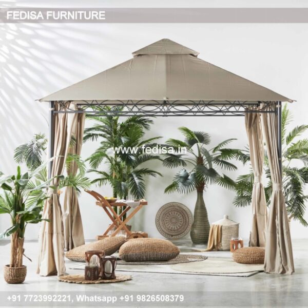 Gazebo Garden Gazebo 6m X 4m Wooden Gazebo Gray 3x3 Gazebo