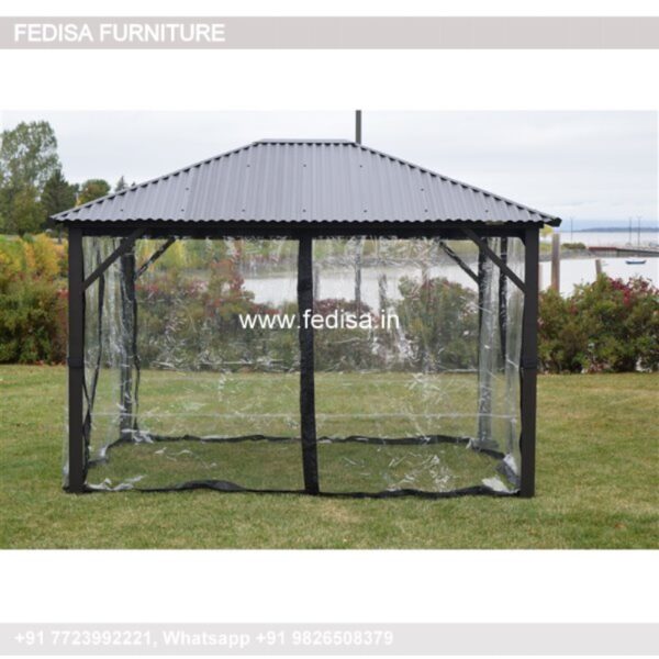 Gazebo Wooden Gazebo Kexmy Gazebo Garden Gazebo With Fire Pit