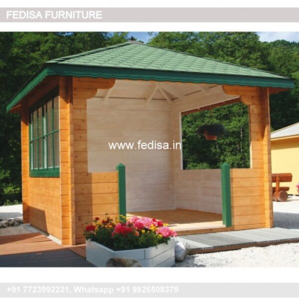 Gazebo Small Gazebo 2.4 X 2.4 Wooden Gazebo Gray Outdoor Gazebo
