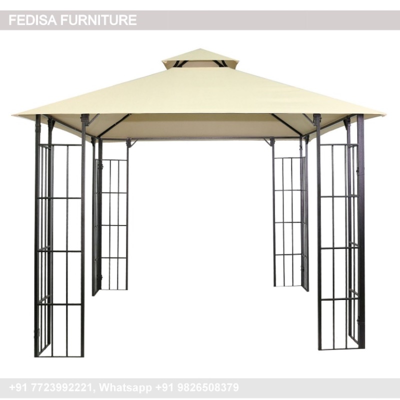 Gazebo Pergola Gazebo Black Wooden Gazebo Maranza Vented Wall Gazebo