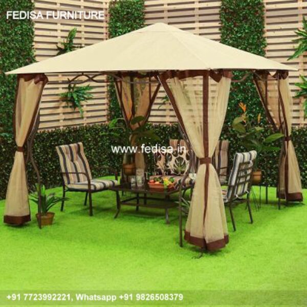 Gazebo Garden Gazebo Handmade Wooden Gazebo Hexagonal Gazebo 4m