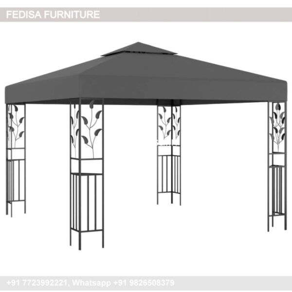 Gazebo Outdoor Gazebo Metal Gazebo 3x15 Round Wooden Garden Gazebo