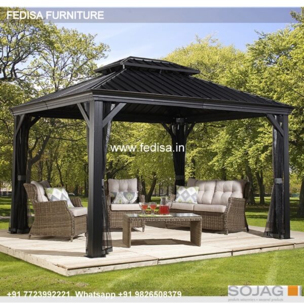 Gazebo Small Gazebo Gazebo Pent Roof Curved Grill Gazebo