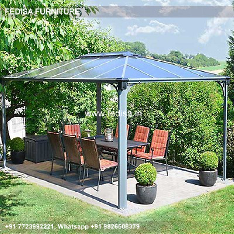 Gazebo Outdoor Gazebo Gray 3m Gazebo Corner Garden Wooden Gazebo