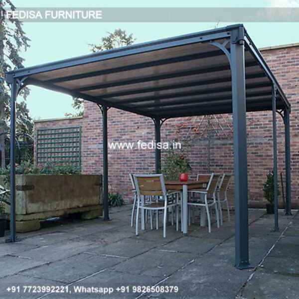 Gazebo Pergola Gazebo Suntime 3m X 3m Aluminum Retractable Pagoda Gazebo Gazebo In Corner Of Yard