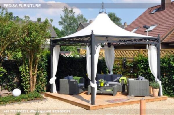 Gazebo Outdoor Gazebo Garden Gazebo With Fire Pit Pergola Sheds